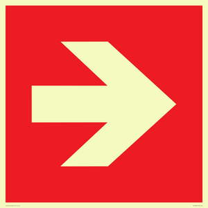 Right arrow (white on red background)